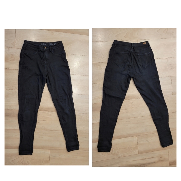 💜2/$20 BigBlue High-Rise Black Denim Jeans Size 29/32 - Picture 1 of 6